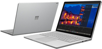 Microsoft Surface Book Touch i7-6600u 16GB 512GB SSD 13,5" 3000x2000 Klasa A Silver Windows 10 Home