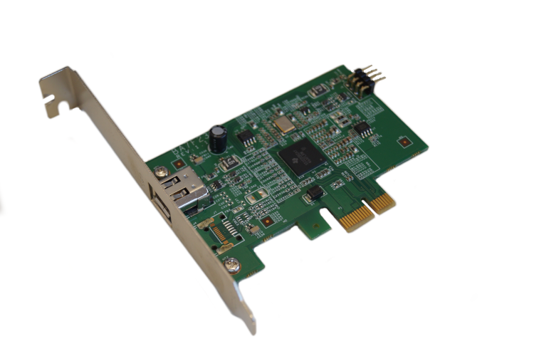 Kontroler FireWire Port 1x IEEE 1394 złącze PCI E Wysoki Profil AMSO