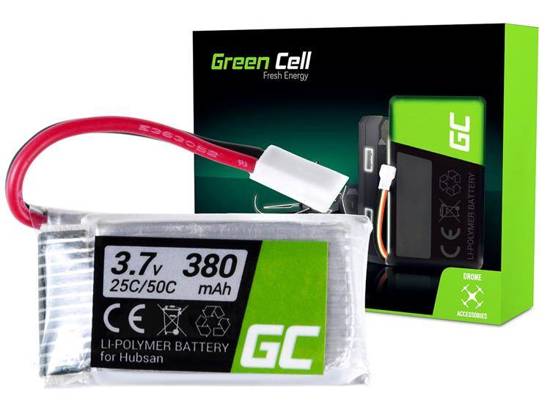 Bateria Akumulator Green Cell do Hubsan H107 H107C H107CHD H107L 3.7V 380mAh