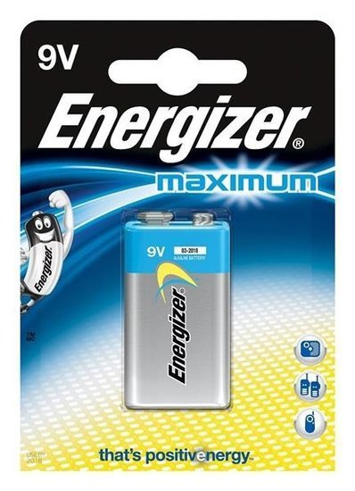 Bateria Energizer Maximum Alkaliczna 9V 6LR61 1 szt. blister