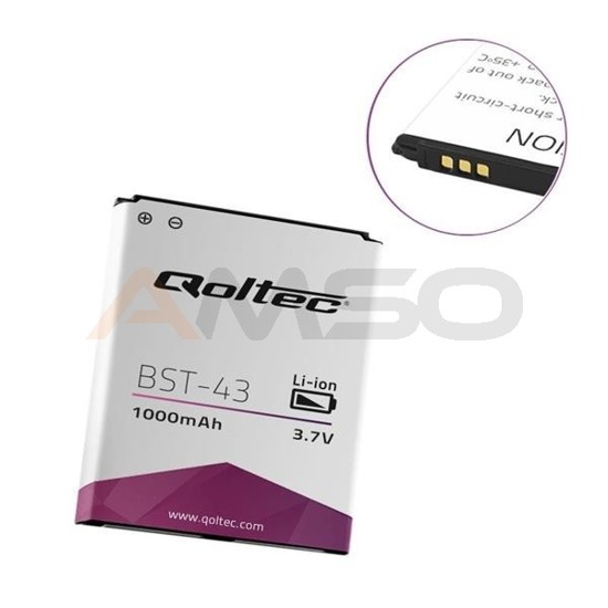 Bateria Qoltec do  Sony Ericsson BST-43, 1000mAh