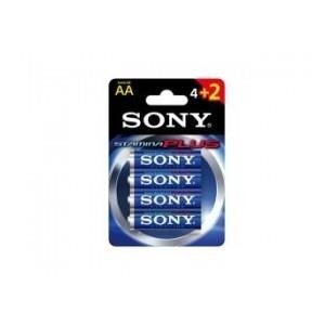 Bateria alkaliczna Sony Stamina Plus LR6 AA (4+2szt blister)