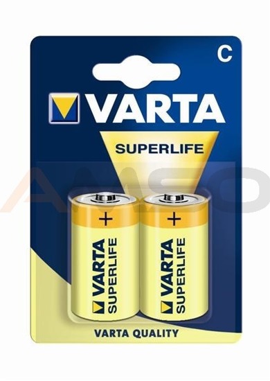 Baterie Varta Superlife, Baby  R14P/C - 2 szt