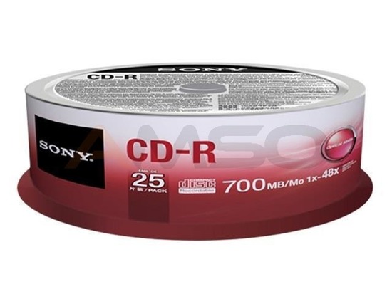 CD-R Sony x48 700MB (Cake 25)
