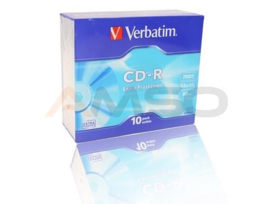 CD-R Verbatim 700MB Extra Protection (10 Slim)