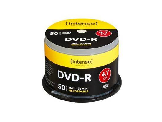 DVD-R Intenso 4.7GB X16 (50 CAKE)
