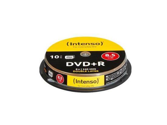 DVD+R Intenso 8.5GB X8 DOUBLE LAYER (10 CAKE)