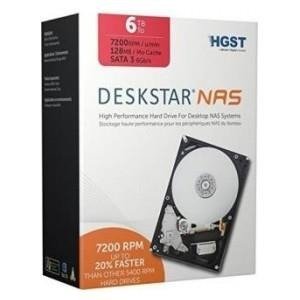 Dysk HGST (HITACHI) Deskstar NAS 6TB 7200 128MB SATA III 3.5"