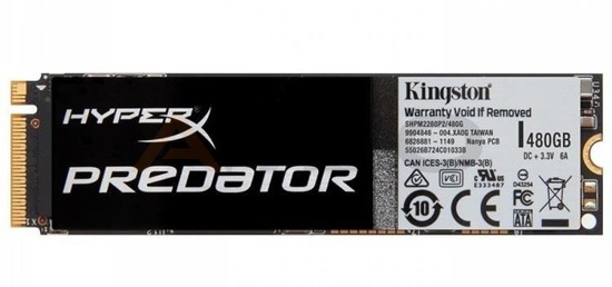 Dysk SSD HyperX Predator M.2 x4 2280 480GB (1400/1000)