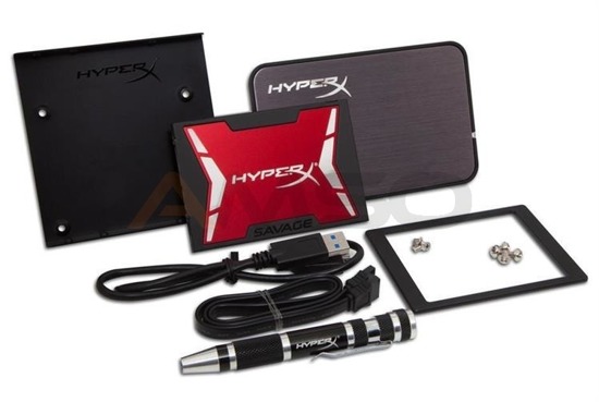 Dysk SSD Kingston HyperX Savage 240GB 2.5" (520/510) 7mm KIT