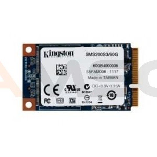 Dysk SSD Kingston Now mS200 60GB 2.5" mSATA (550/520)