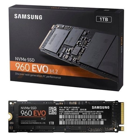Dysk SSD Samsung 960 EVO 1TB M.2 2280 NVMe (3200/1900 MB/s)