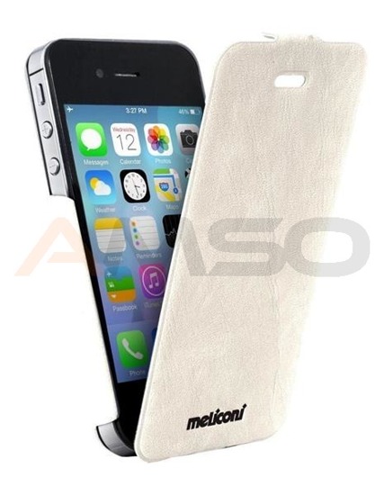 Etui Meliconi Slim Flap iPhone 4/4s White