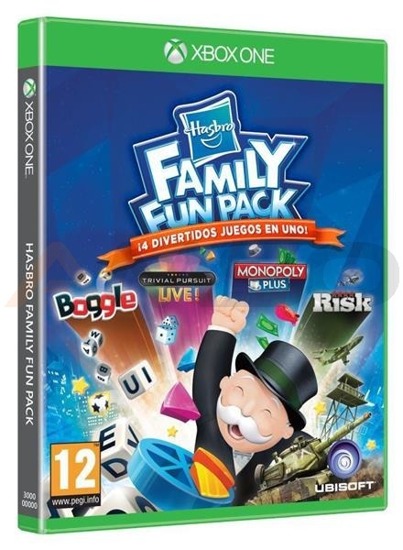 Gra HASBRO FAMILY FUN PACK 4 gry MONOPOLY, RISK, BOOGLE, TRIVIAL PURSUIT (XBOX ONE)