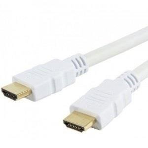 Kabel HDMI-HDMI M/M Ethernet 3D 4K Techly HDMI-4-010WH 1m, biały