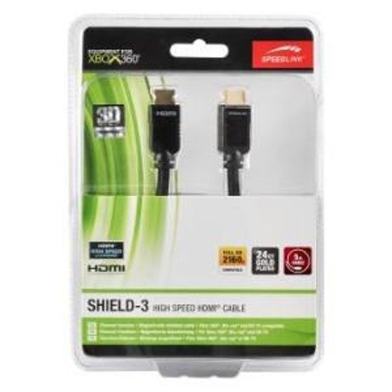 Kabel Speedlink SHIELD-3 HS HDMI with Ethernet Xbox 360 3m