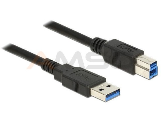 Kabel USB AM-BM 3.0 Delock 1,5m czarny