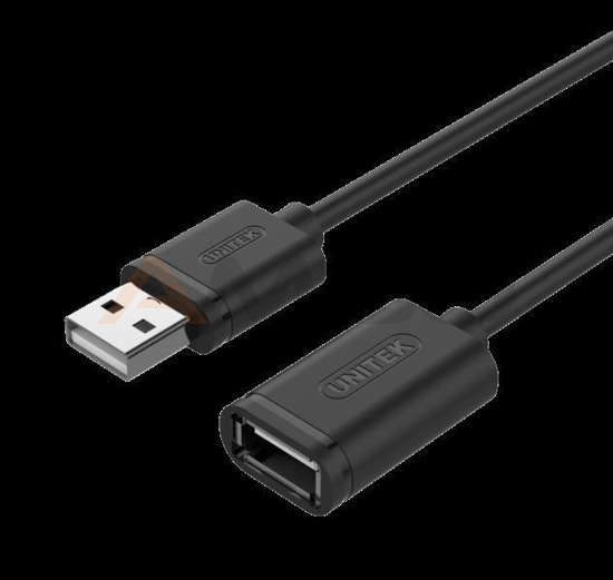 Kabel Unitek Y-C449GBK przedłużacz USB 2.0 AM-AF 1,5m