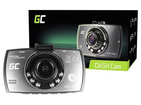 Kamera Samochodowa Rejestrator Green Cell Dash Cam Full HD 1080p z trybem nocnym