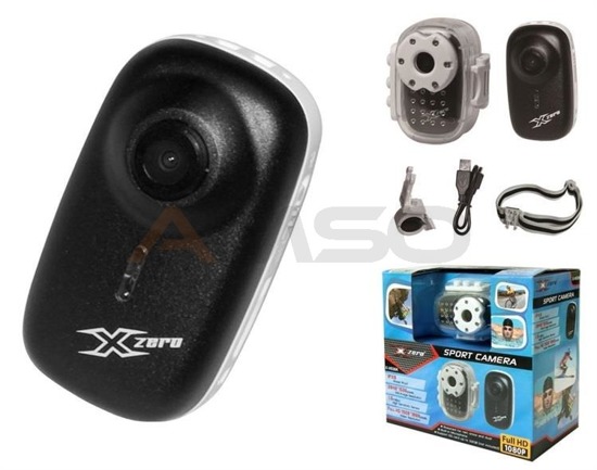 Kamera sportowa FULL HD X-ZERO X-V636K + akcesoria