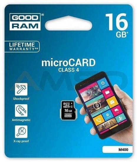 Karta pamięci MicroSDHC GOODRAM 16GB Class4