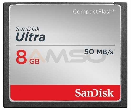 Karta pamięci SanDisk ULTRA COMPACTFLASH 8GB 50MB/s