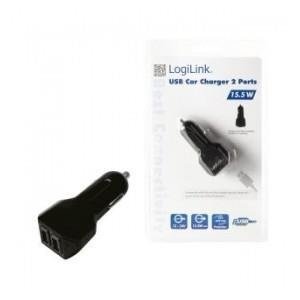 Ładowarka samochodowa LogiLink PA0101 2x USB 15.5W