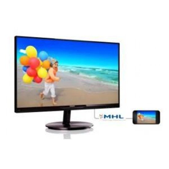 Monitor LCD Philips 23" LED IPS 234E5QDAB/00 HDMI MHL głośniki