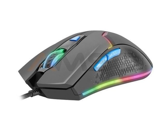 Mysz przewodowa Fury Hunter optyczna Gaming 4800 DPI czarna