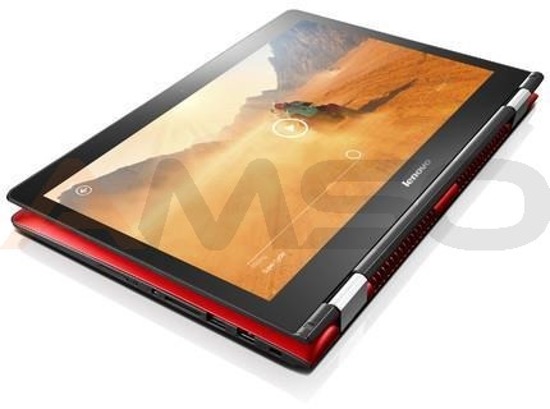 Notebook Lenovo YOGA 500-14IBD14" touch/I5-6200U/4GB/1TB+8SSD/GT940M-2GB/W10 Red