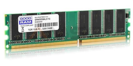 Pamięć DDR GOODRAM 1GB/400MHz PC-3200