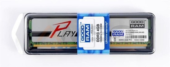 Pamięć DDR3 GOODRAM PLAY 4GB/1866MHz PC3-15000 9-11-9-28 SILVER