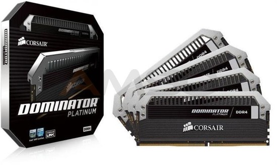 Pamięć DDR4 Corsair Dominator Platinum 64GB (4x16GB) 2666MHz CL15 1.2V
