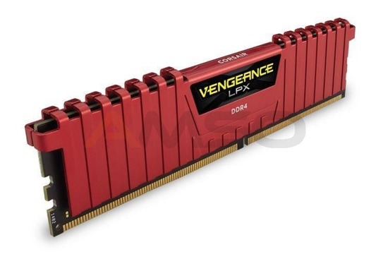 Pamięć DDR4 Corsair Vengeance LPX 4GB (1x4GB) 2400MHz CL14 1,2V Red