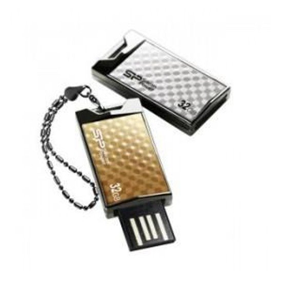 Pendrive Silicon Power 32GB Touch 851 Gold Luxury Design