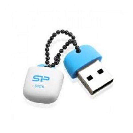 Pendrive Silicon Power 64GB USB 2.0 Touch T07 Baby Blue