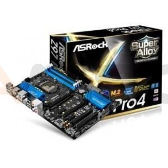 Płyta ASRock Z97 Pro4 /Z97/SATA3/SE/M.2/USB3/PCIe3/1150/ATX