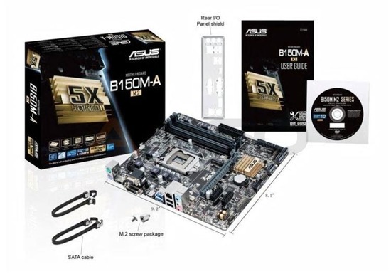 Płyta ASUS B150M-A/M.2 /B150/DDR4/SATA3/M.2/USB3/PCIe3.0/s.1151/mATX