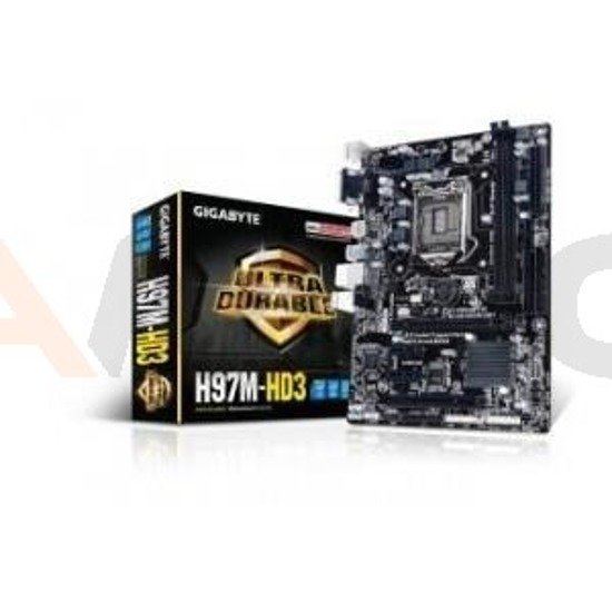Płyta Gigabyte GA-H97M-HD3 /H97/SATA3/USB3/PCIe3.0/1150/mATX