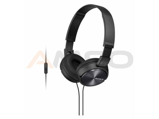 Słuchawki Sony nauszne MDR-ZX310AP + mikrofon (czarne)