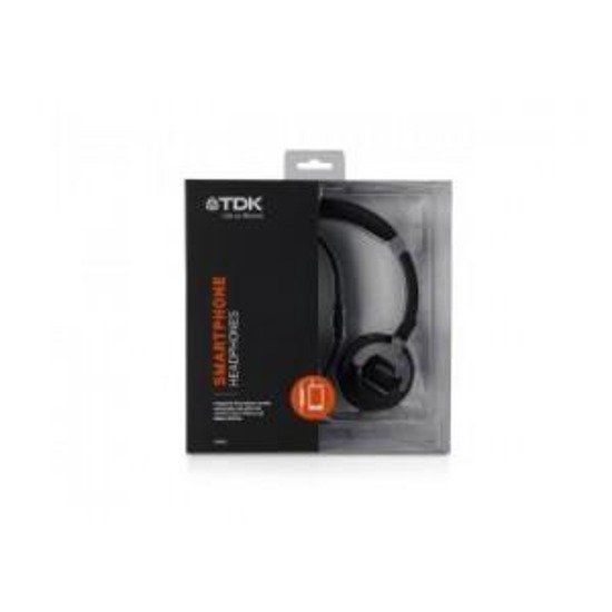 Słuchawki TDK ST260S nauszne do smartfona z mikrofonem black