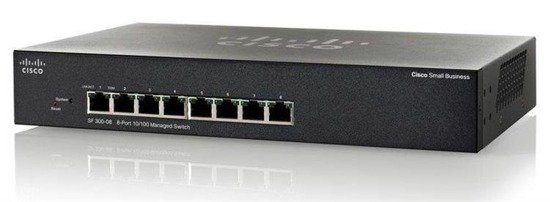 Switch zarządzalny Cisco SF300-08 8x10/100 (SRW208-K9)