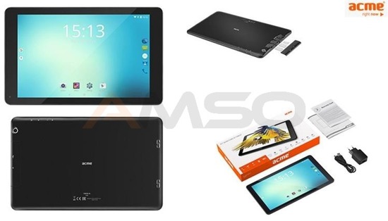 Tablet ACME TB1018-3G 10,1"/quad-core/MT8321/1,3 GHz/IPS 1280x800/1GB DDRIII/8GB/3G/WIFI/BT4.0/G-sens./DUALSIM/ MICROSD do 32GB/CAM 2MP/0,3MP/ANDR.6.0