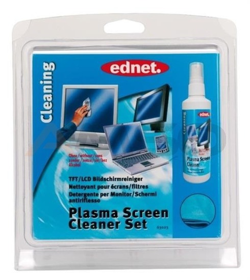Zestaw do czyszczenia ekranów Ednet TFT/LCD z mikrofibrą 125ml