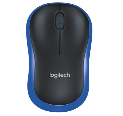 Mysz bezprzewodowa Logitech M185 Niebieska USB NOWA