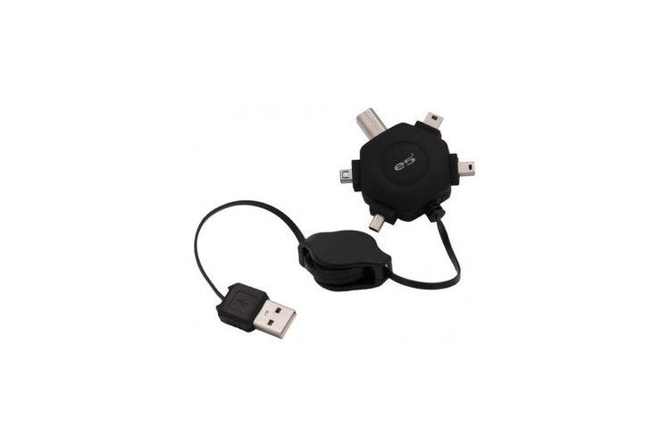 NOWY Kabel Multiadapter USB 5w1 E5 0.7m K XX