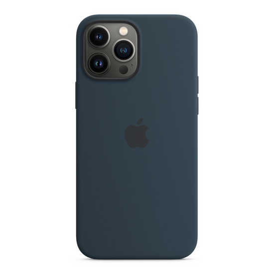 Oryginalne etui silikonowe Apple iPhone 13 Pro Max Abyss Blue