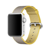 Oryginalny Pasek Apple Watch Nylon Yellow / L.Gray 38mm