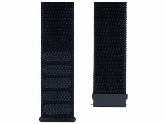 Nowy pasek do smartwatcha GlacierX Grip Strap Nylon Black Czarny 22mm