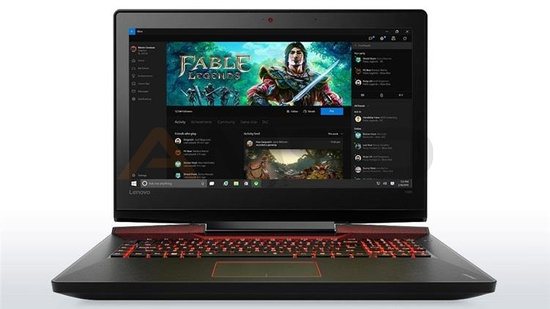 Notebook Lenovo Ideapad Y900-17ISK 17,3"FHD/i7-6820HK/64GB/2xSSD512GB/GTX980M-8GB/W10 Black